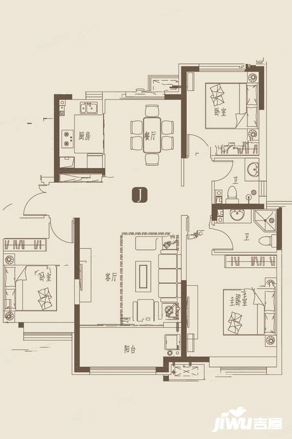 荣盛锦绣学府户型图