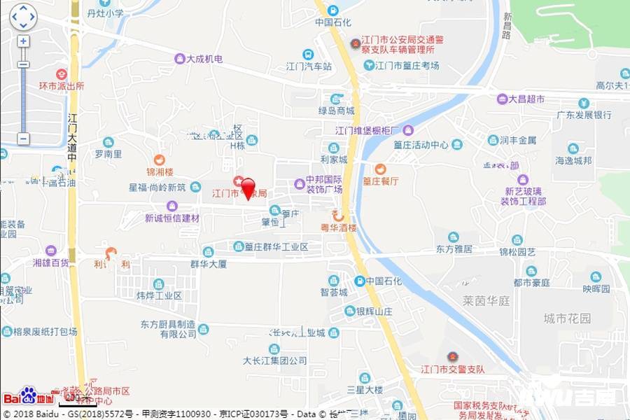 星福尚岭新筑三期位置交通图