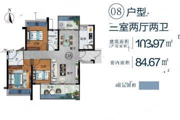 江门骏景湾悦峰户型图-房型图-平面图-吉屋网