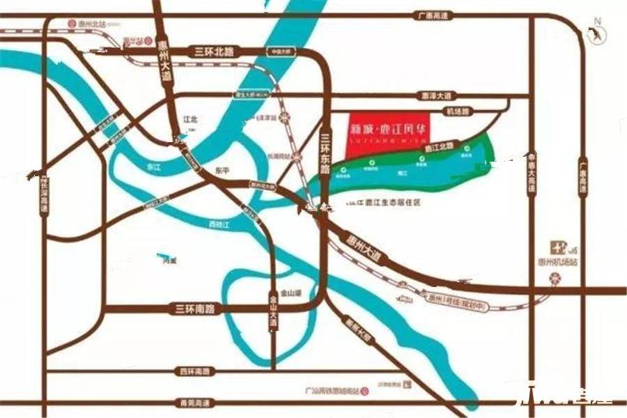 新城鹿江风华规划图