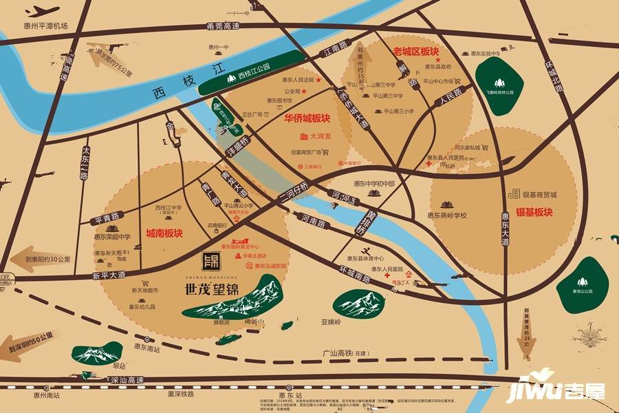 世茂望锦位置交通图