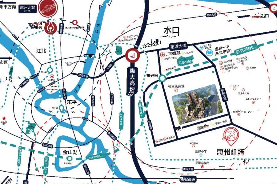 龙惠华御园位置交通图
