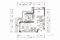 海伦堡创智家园2室2厅1卫68.6㎡户型图