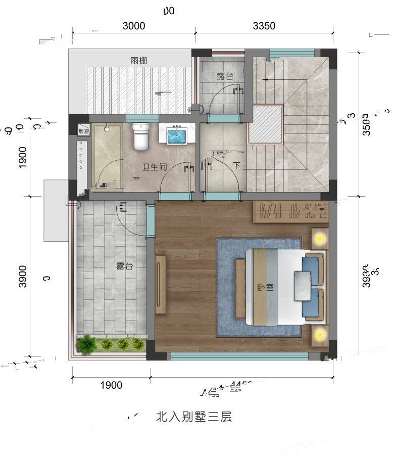 佳兆业汤泉驿（别墅）1室0厅1卫128㎡户型图