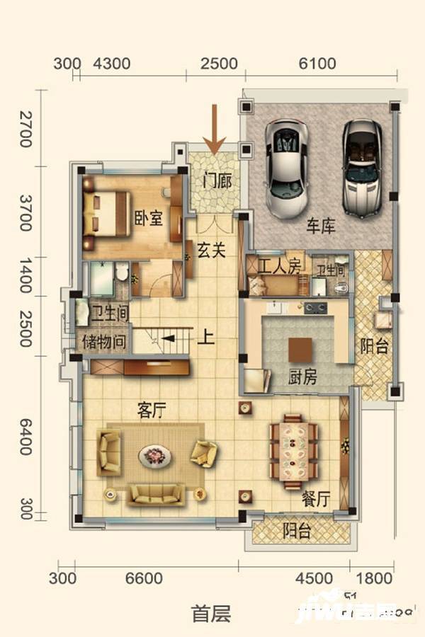 碧桂园九龙湾6室2厅7卫503㎡户型图