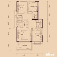 惠东国际新城4室2厅3卫170㎡户型图