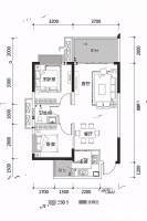 宏新蜜糖小城2室2厅1卫78㎡户型图