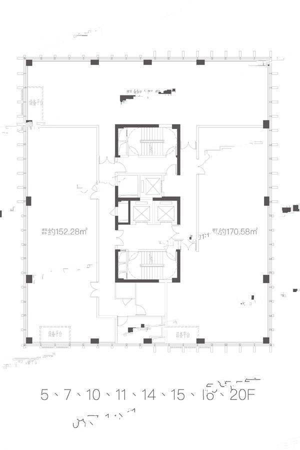 滨江壹玖捌普通住宅483.1㎡户型图