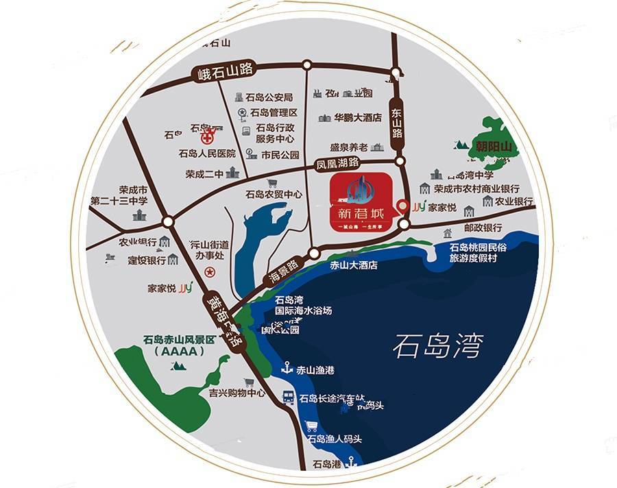 港城之星位置交通图