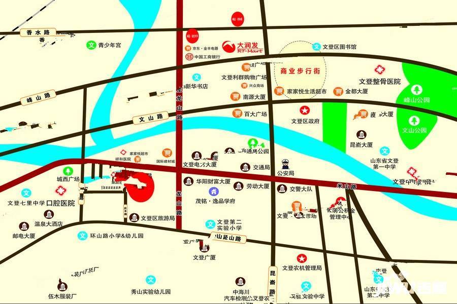 威达泰和嘉苑位置交通图