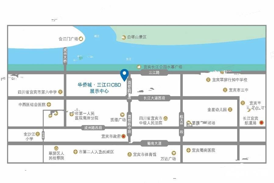 华侨城位置交通图