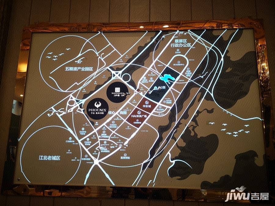 华泓凤凰别院位置交通图