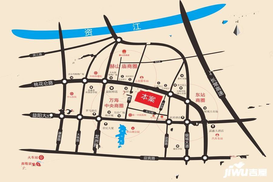 万利金桥广场位置交通图