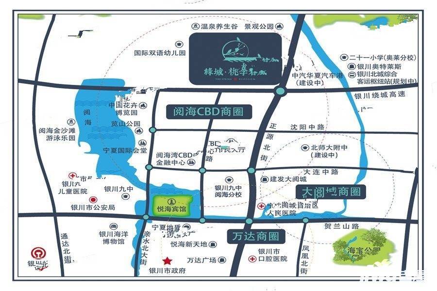 桃李春风二期位置交通图