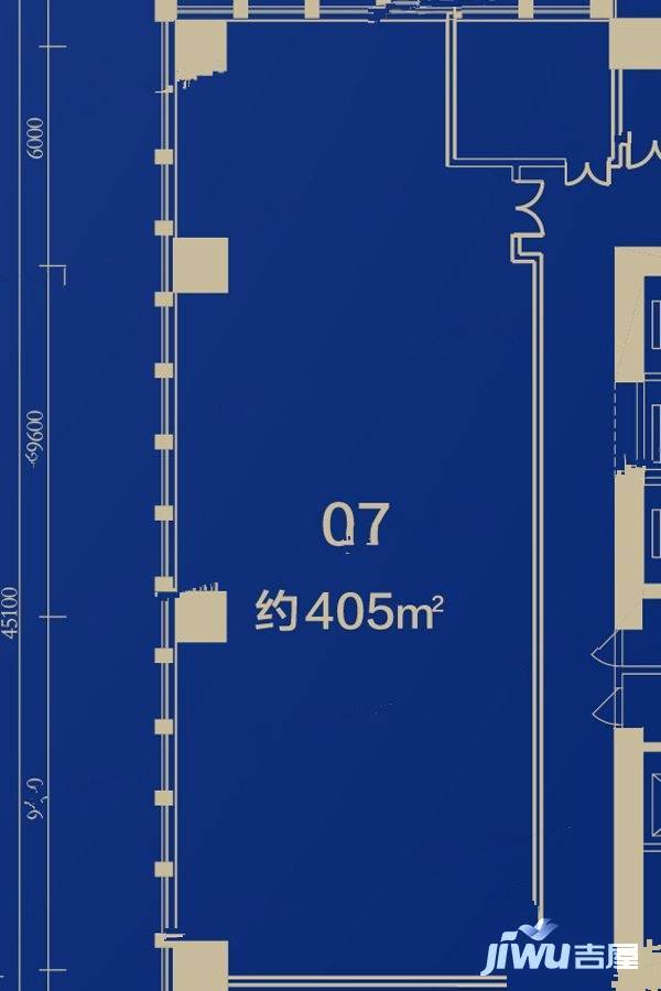 德丰大厦1室1厅1卫405㎡户型图