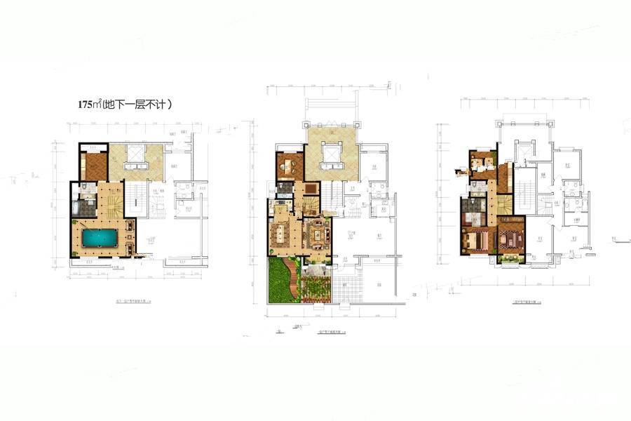 派胜沁园4室2厅2卫175㎡户型图