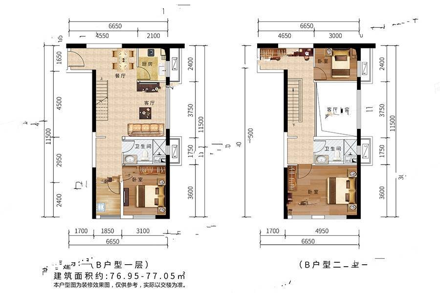 银川恒大御景XLOFT公寓户型图