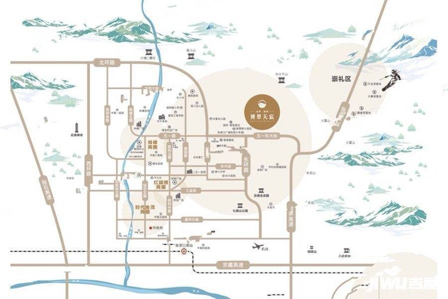 金科国控博翠天宸位置交通图