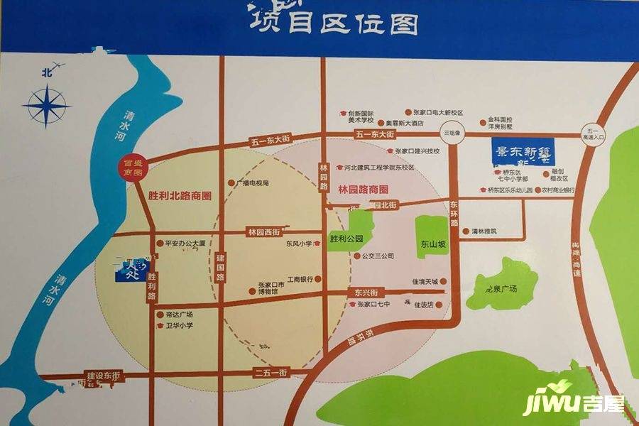 景东新筑位置交通图