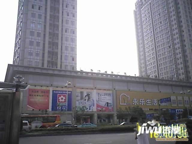 滨江新城市广场实景图图片