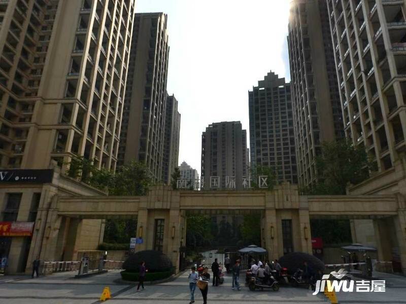 南湖国际社区一期实景图图片