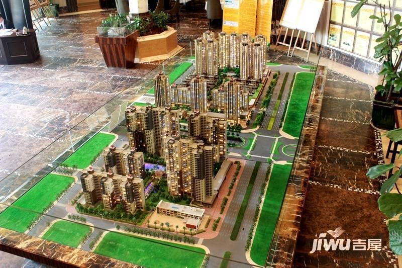 万科城华府商铺沙盘图图片