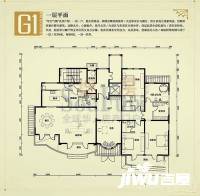 碧海方舟公寓3室2厅3卫318㎡户型图