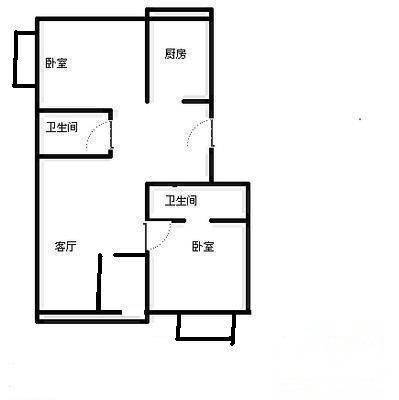 西四保护区四合院7室2厅0卫440㎡户型图