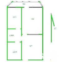 中科院科学园小区3室1厅1卫15㎡户型图