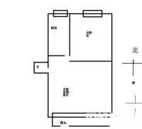 十里堡小区2室1厅1卫54㎡户型图