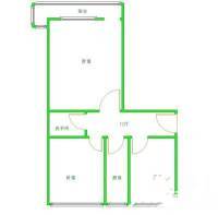 二七路小区2室1厅1卫72㎡户型图