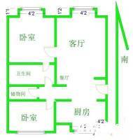 慧德苑2室2厅1卫110㎡户型图