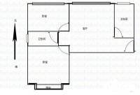 金泽家园2室1厅1卫59㎡户型图