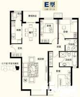 融景城三期3室2厅2卫130㎡户型图