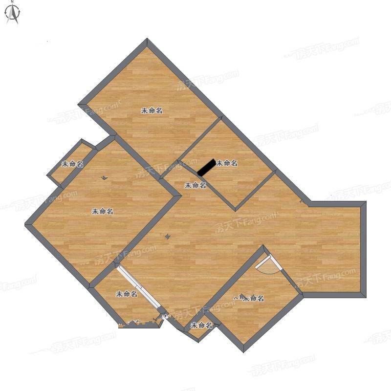 世纪城翠叠园2室1厅0卫116㎡户型图