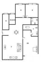 涧桥泊屋3室2厅2卫172㎡户型图