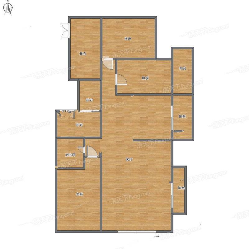 涧桥泊屋2室1厅0卫300㎡户型图