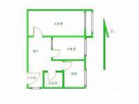 车道沟南里2室1厅1卫49㎡户型图