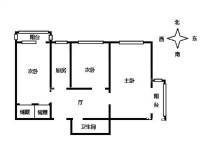 车道沟南里3室1厅1卫76㎡户型图