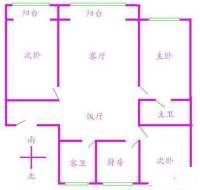 怡升园3室2厅2卫143㎡户型图