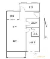 埃力生商厦2室2厅2卫160㎡户型图