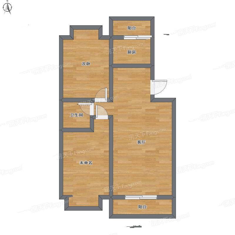 伟业嘉园5室2厅0卫85㎡户型图