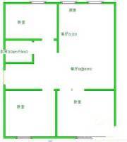 檀州家园3室2厅1卫168㎡户型图