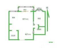 群芳新区1室1厅1卫85㎡户型图