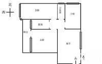 甘家口18号楼3室1厅1卫81㎡户型图