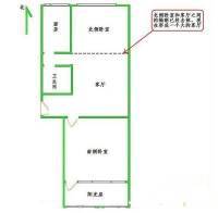 科煦园小区2室1厅1卫63㎡户型图