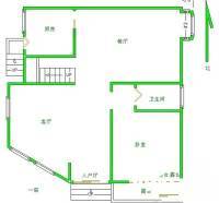 龙聚山庄(住宅)1室1厅1卫453㎡户型图