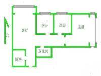 三里河一区4室1厅2卫124㎡户型图