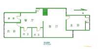 平谷金谷园2室1厅1卫95㎡户型图