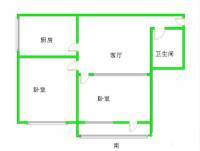 椿树园2室1厅1卫69㎡户型图